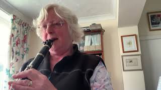 Clarinet ABRSM Grade1 2018-2021 A6 Scarborough Fair.  Demonstration