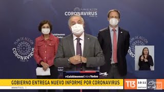 13 de abril: Gobierno actualiza cifras de coronavirus en Chile