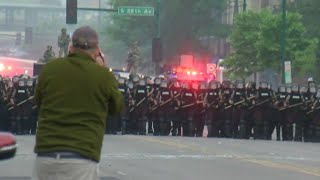 George Floyd Riots In Minneapolis Leads To Burned Police Precinct