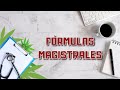 FÓRMULAS MAGISTRALES de Cannabis | ¿Qué son y como funcionan?