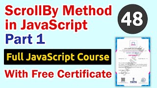 ScrollBy Method in JavaScript part 1