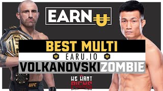 EARNU.IO: Best Multis for UFC 273: Volkanovski vs. The Korean Zombie