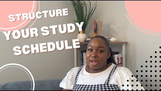 plan your study schedule | google calendar, goals, grad school, classes | Breawna in Counseling