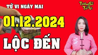 Tử Vi Ngày Mai 1/12/2024 Lộc Đến Nhà, Tiền Bạc Chất Chật Két | Tướng Số Tử Vi