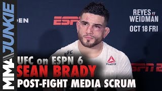 UFC Boston: Sean Brady full post-fight media scrum