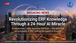 🚀 ERPEDIA Global Premiere: The AI-Accelerated Encyclopedia of ERP Launched in Dubai!