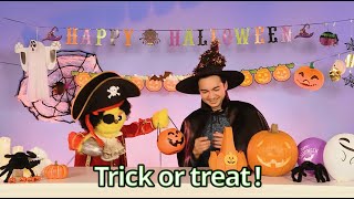 トリック・オア・トリート！お菓子もらった？- トド英語 - [Trick or Treat]