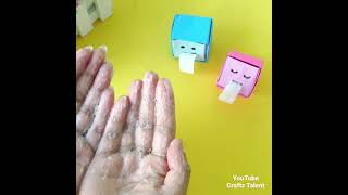 DIY Handmade tissue hand soap / DIY paper soap / #shorts