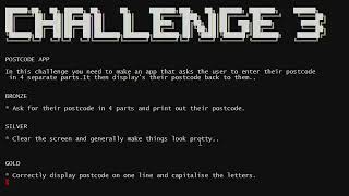 Python Challenge 3 - PostCode App