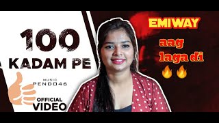 BHAIYAJI FROM BANARAS Reacts to EMIWAY - 100 KADAM PE (Prod. by Pendo46) (Official Music Video)