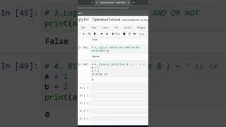 Bitwise operators in Python #anaconda #code #coding #python #pythonforbeginners