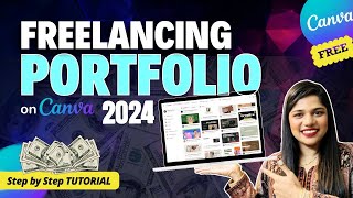 How to make a Freelancing Portfolio on Canva Free | Easy Portfolio Design for your Business