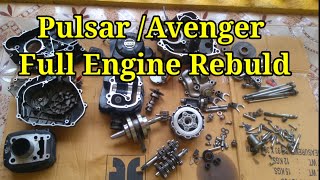 Bajaj Pulsar Avanger Full Engine Rebuild