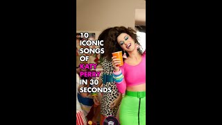 10 Iconic Songs Of Katy Perry In 30 Seconds! 🍭 #shorts