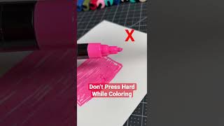 Don’t Do This To Your Posca Pens! 😡 | Posca Markers Tips #drawing #art #shortsmaschallenge