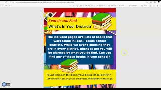 Rockwall ISD Library System: Obscene and Pornographic Books #1