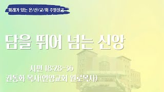 240114 주일 오전예배 | 담을 뛰어 넘는 신앙 (시편 18:28 - 36) | 권동화 목사(언양교회 원로목사)