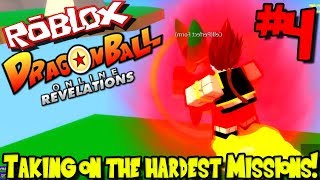 Taking On The Hardest Missions Roblox Dragon Ball Online - 