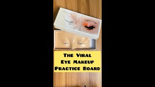 Got this viral eye makeup dummy aka makeup practice board #makeuppracticeboard  #makeupboard