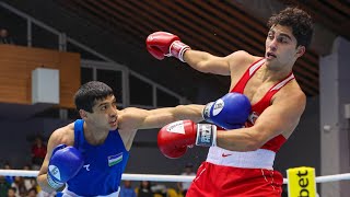 Saidjamshid Jafarov (UZB) vs. Nikolai Terteryan (DEN) Strandja Tournament 2023 SF's (71kg)