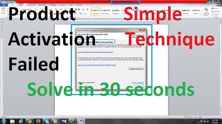 Product Activation Failed | MS Word, Excel Warning Message | Windows Not Activated  | Happy Learning
