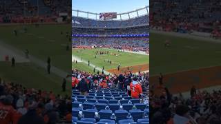 The Denver Broncos play Taylor Swift music after beating the Kansas City Chiefs