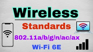 Wi-Fi Standards | 802.11a/b/g/n/ac/ax