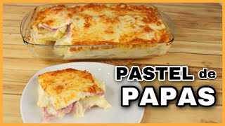 Pastel de Papas con Jamón y Queso | Muy Fácil de Hacer ¡TE SORPRENDERÁ! NatyGloss Cocina