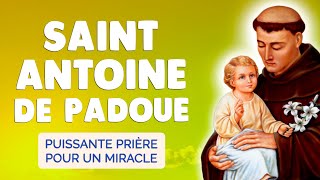 🙏 Puissante PRIÈRE à SAINT ANTOINE de PADOUE 🙏 Chapelet pour un Miracle