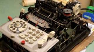 Everest M4 Contarapid electromechanical printing calculator