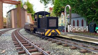 Mamod Boulton R/C Battery Diesel Locomotive Video Review Nov 2019 On The Coombe Hill Railway