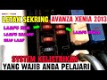 Letak Sekring lampu senja, lampu rem, lampu hazard, headlamp di mobil Avanza 2013