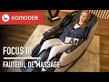 Fauteuil de massage KOMODER FOCUS 3 avec fonction chauffante innovante