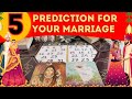 ❤️Major 5 Predictions for your Marriage👀**What cards say** 🎁 #tarotmarriagereading #whowillyoumarry