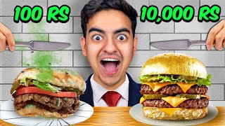 Eating Only Cheap Vs Expensive Food Challenge!