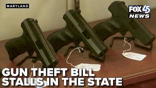 Maryland gun theft felony bill stalls as bill targeting legal gun owners moves forward