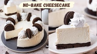 How To Make No-Bake Cheesecake | No Oven, No Eggs, No Gelatine, No Agar-Agar | E