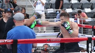 GENNADY GOLOVKIN SHOWING POWER & SPEED! TRAINING TO KO CANELO IN REMATCH
