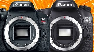 Canon T7i vs Canon 70D - Which One is Better?
