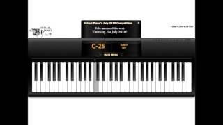 Virtual Piano - ODE TO JOY - Beethoven