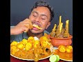 Gila mukbang mkn tiga jenis lauk sampai tak tersisa