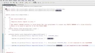IN JAVA WHAT IS STATIC IMPORT DEMO