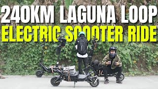 240KM ELECTRIC SCOOTER RIDE | LAGUNA LOOP IN ONE DAY!