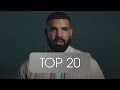 Top 20 Most streamed DRAKE Songs (Spotify) 04. September 2020