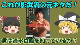 これぞ影武流の元ネタ！プロボディガード清水伯鳳氏の凄まじい生きざまを見よ！(｀･ω･´)