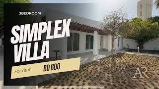 3 Bedrom Simplex villa with large garden