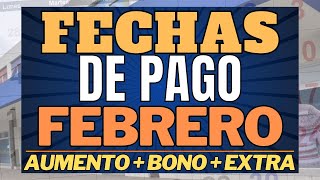 Cuando y Cuanto COBRO en FEBRERO 2025 👉🏼 AUMENTO+BONO+EXTRA 🔥Jubilados puam pnc | FECHA DE PAGO