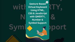 🧠✨ Build a Gesture Virtual Keyboard in 60 Seconds! ⌨️💡 (HTML, CSS, JavaScript)