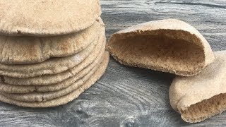 How To Make Homemade Whole Wheat Pita Bread | Healthy Pita Bread Recipe