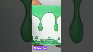 Green drops flipbook animation